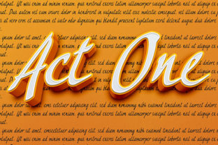 Act One: The Playful Font for Bold Campaigns