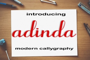 Adinda: A Handwritten Typeface for Authentic Branding