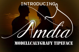 Amelia: A Modern Calligraphy Font for Makers
