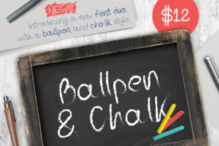 Ballpen and Chalk: A Handwritten Font for Authentic Branding