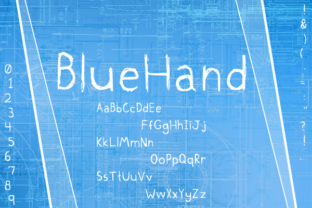 BlueHand: A Handwritten Font for Editorial Warmth