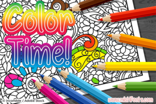 Color Time: A Playful Outline Font for Bold Branding