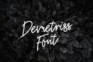 Demetriss: A Handwritten Font for Digital Branding
