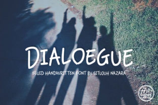 Dialoegue: A Fluid Handwritten Font for Web Design