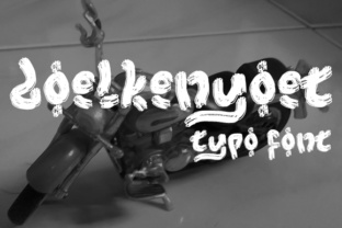 Doelkenyoet: A Hand-Painted Brush Font for Bold Brands