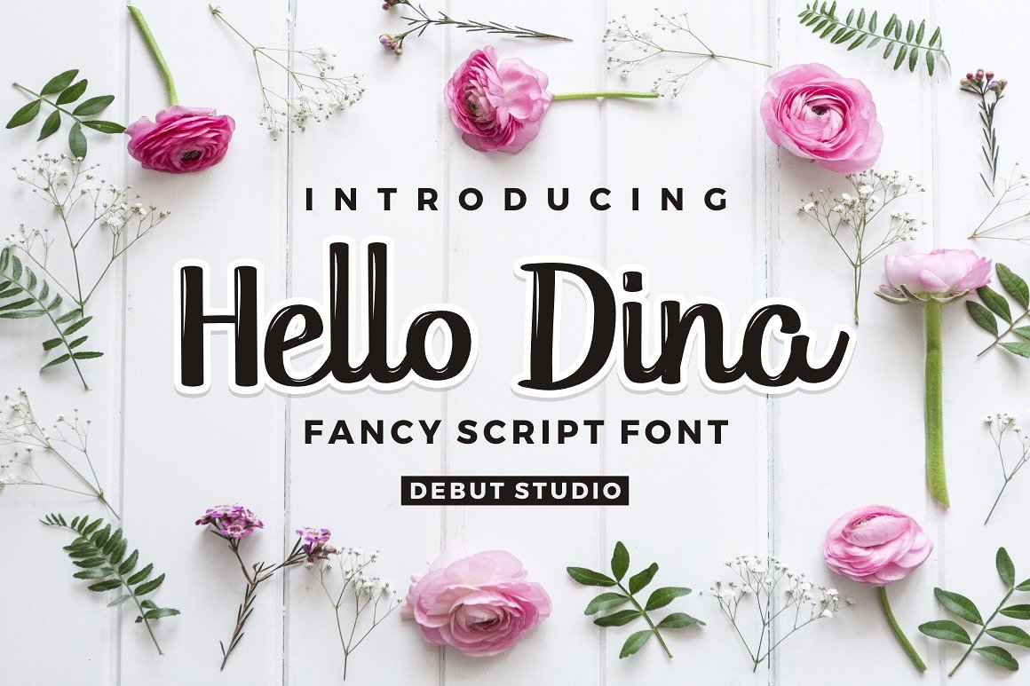 Hello Dina: A Refined Script Font for Editorial Design
