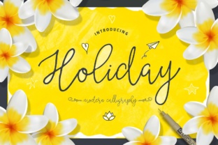 Holiday Font: A Premium Script for Branding