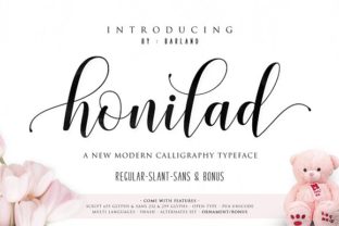 Honilad: A Modern Script Font for Editorial Design