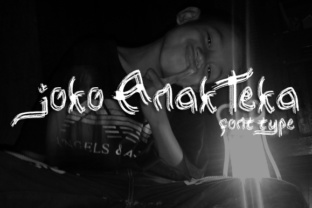 Jokoanakteka Font: A Bold Brush Typeface for Brands