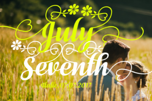 July Seventh Italic: A Script Font for Bold Marketing