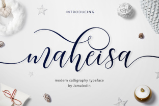 Maheisa: A Modern Script Typeface for Web Design