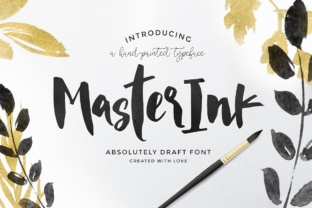 MasterInk: A Brush Typeface for Casual Branding