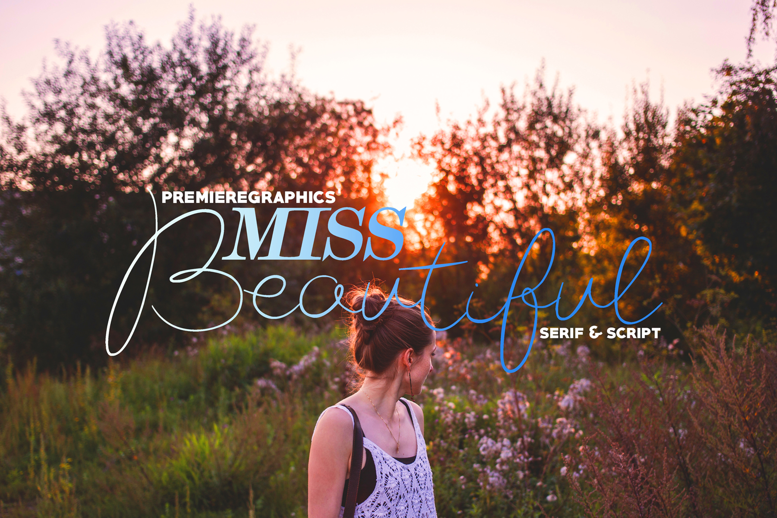 Miss Beautiful: A Handwritten Font for Makers
