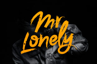 Mr. Lonely: A Handmade Brush Font for Authentic Branding