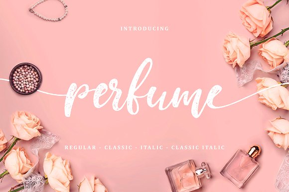 Perfume: A Handwriting Font for Elegant Branding