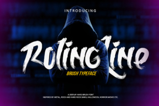 Rolingline: A Painted Brush Typeface for Bold Branding