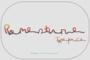 Romenture Font: A Script Amp Typeface for Makers