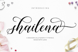 Shailena: A Handwritten Font for Modern Web Design