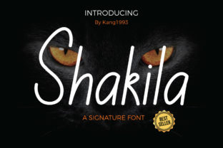 Shakila: A Smooth Script Font for Editorial Design