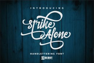 Strike Alone: A Premium Handwritten Font for Bold Branding