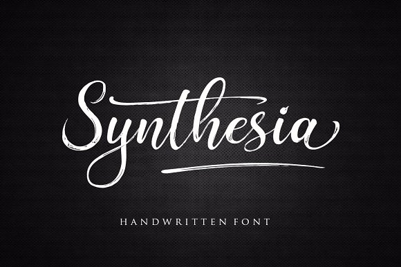 Synthesia: A Handwritten Font for Web Design