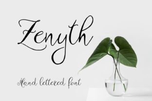 Zenyth: A Handcrafted Script Font for Small Business Branding