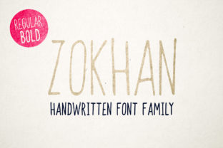 Zokhan: A Handwritten Font for Authentic Branding
